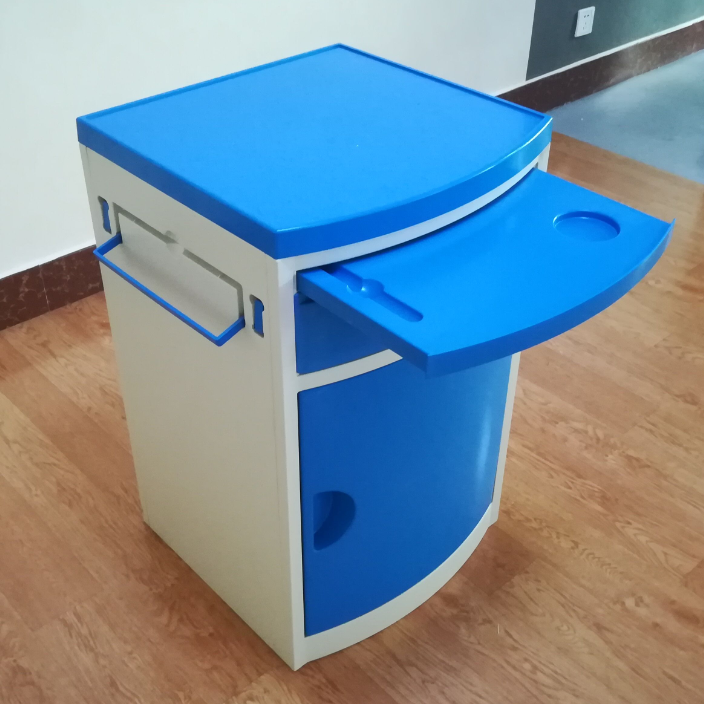 Patient Room Convenient Folded Hospital Bedside Cabinet