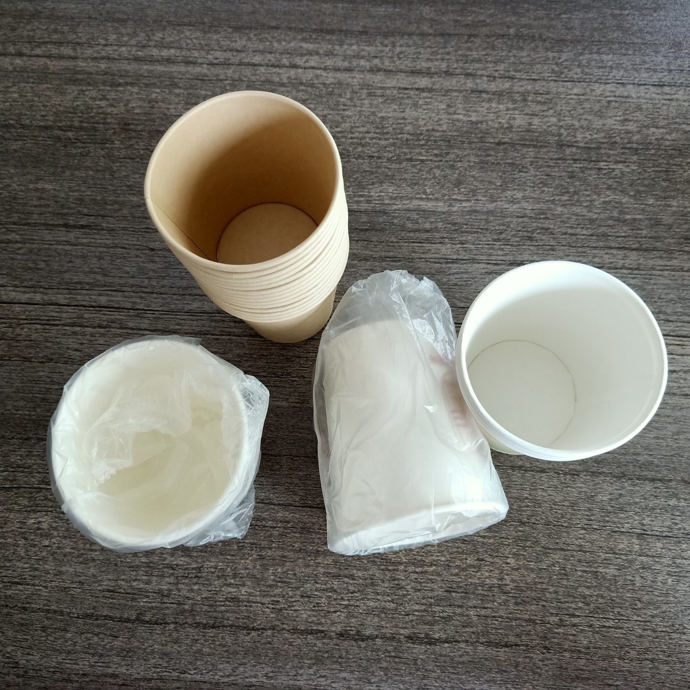 300g Single Wall Paper Cup for Hot Drinks Creative Style Hot Cup Paper Disposable Cup