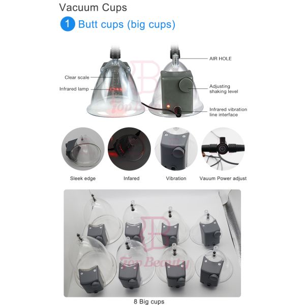 Переносное вакуумное увеличение груди для формования тела