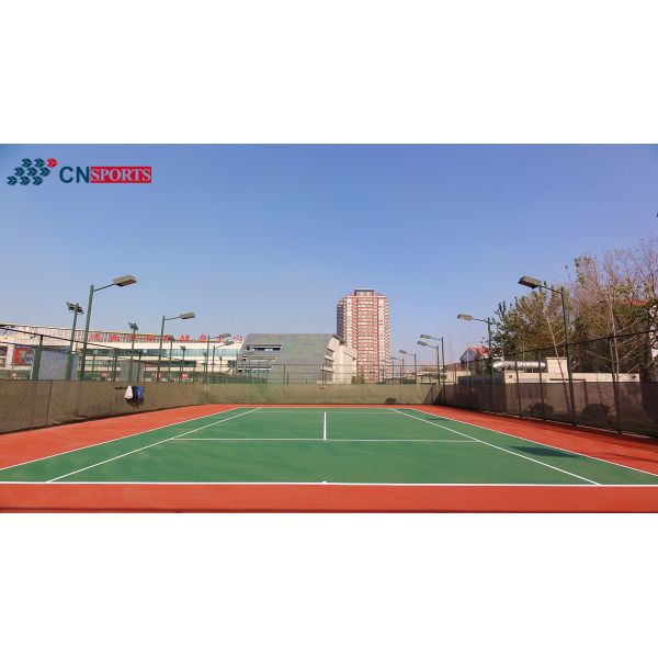 SPU Outdoor Volleyball Court Flooring No Discoloration