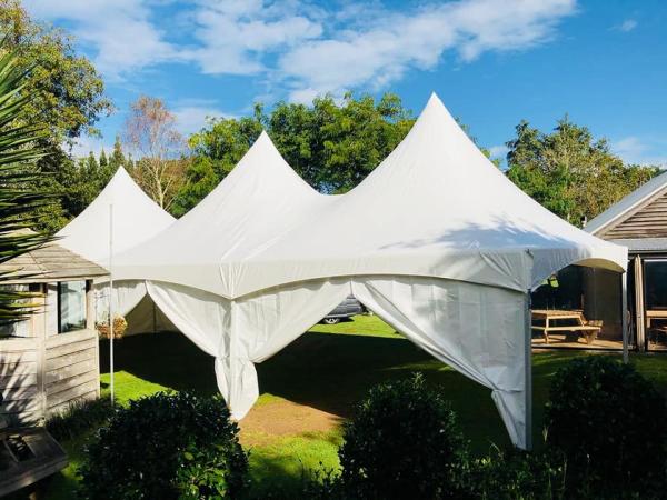 Unique Spring Top Marquee Wedding Parties Use Round Tensile Stretch