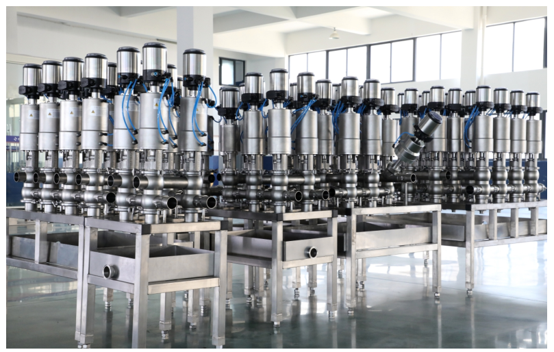 Гигиенический смесистый клапан для пищевой промышленности