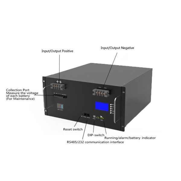 Накопление энергии батареи солнечной батареи 200ah Lifepo4 шкафа силы шкафа батареи