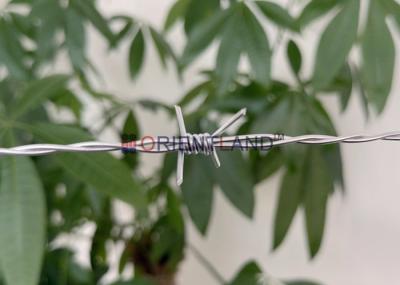 2.0mm Double Twist Barbed Wire 200m Barbed Wire Fencing 5inch Barb Spacing