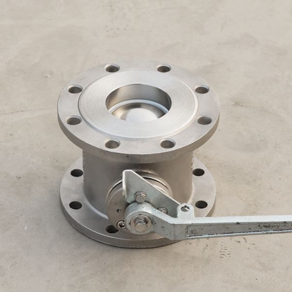 Control de tuberías fácil: Válvula de bola redonda de acero inoxidable de 4 pulgadas para cisterna de combustible y mantenimiento