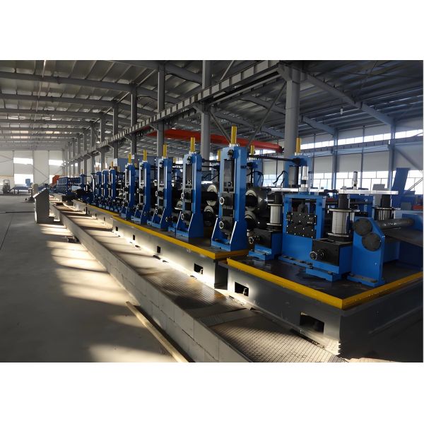 Q235 Q345 Steel Pipe Material Processing CNC Roller Forming Machine Line 10 MPa Pressure