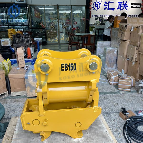 Takeuchi 180 Degree Excavator Attachments Customized Automatic Hydraulic Quick Coupler Quick Hitach For 15-ton Excavator