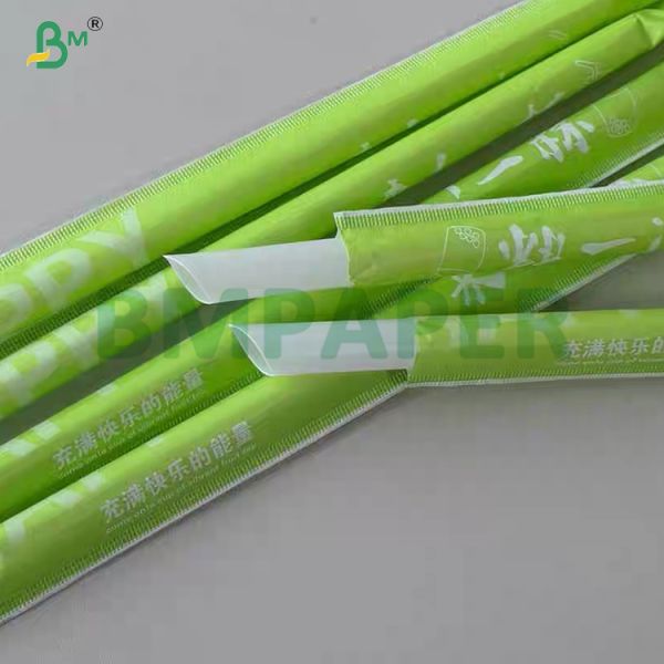 100% Virgin Wood Eco - Friendly White Straw / Food Wrapping Paper Customized