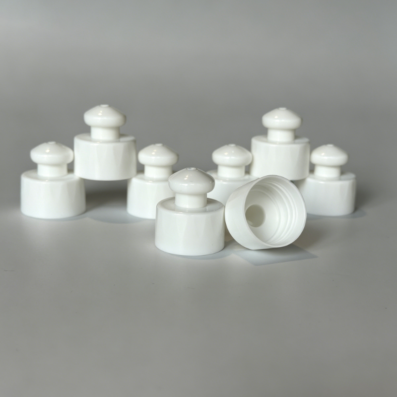 28mm Push Pull Plastic Sports Cap for Bottle Dispensing Caps for Bottle Plastic Screw Cap