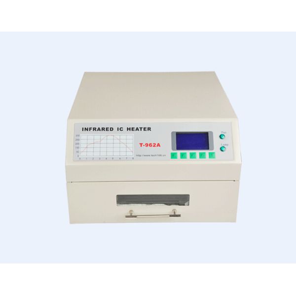 Mini Reflow Oven 300*320mm 1500w T962A com exaustão IC Heater Infrared Welding Station