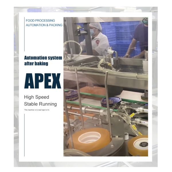 High Quality Snack Packing Continuous Automatic Horizontal Sealing Machine For Tin