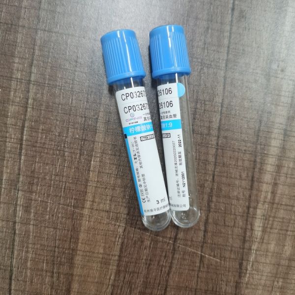 Трубка 2ml пробы крови плазмы вакуума микробная ограниченная - свет 5ml - голубая верхняя часть