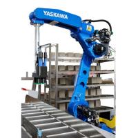 Braço Motoman GP25 do robô industrial de Yaskawa com o prendedor do ar de CNGBS para o conjunto do transporte de materiais