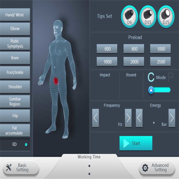 Терапия ударной волны машины терапией воздушного давления клиники не инвазионная