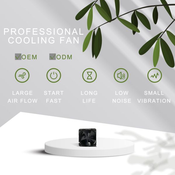 High Speed Server Axial Fan 12v 40*40*28mm Dual Ball Bearing 4 Wire