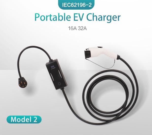 IEC62196-2 Level 2 Portable AC EV Charging Station Electric Family Use