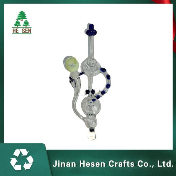 SGS Irregular 8.5 Inch Smoking Pipe Glass Hookah