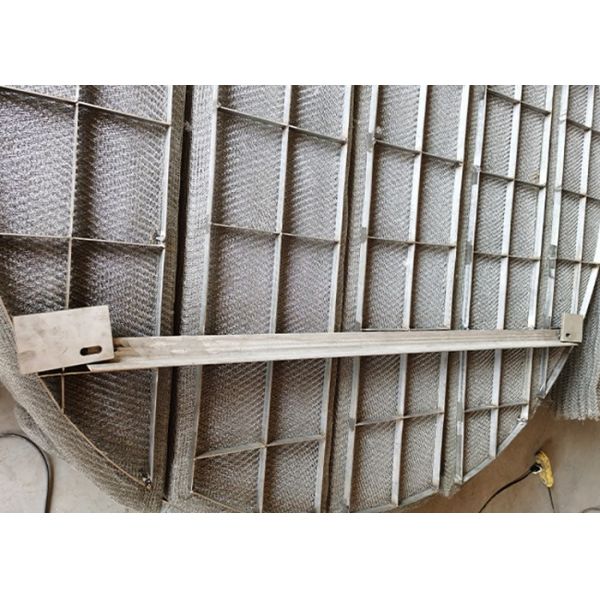 SS304 Knitted Mesh Demista Pad Length 1100mm Width 450mm