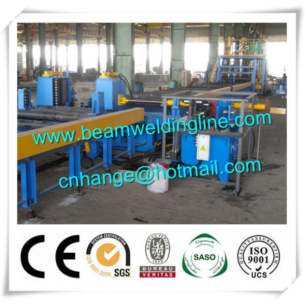H Beam Sub Arc Welder Line 200 - 1000mm 50 / 60Hz Frequency 6 - 25mm Thickness