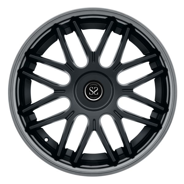 Сторона подвергли механической обработке орудийным металлом, который выковала оправы автомобиля с 5кс120 на БМВ 730 740ЛИ чернит, который подвергли механической обработке сторону подгоняла колесо сплава 19 дюймов