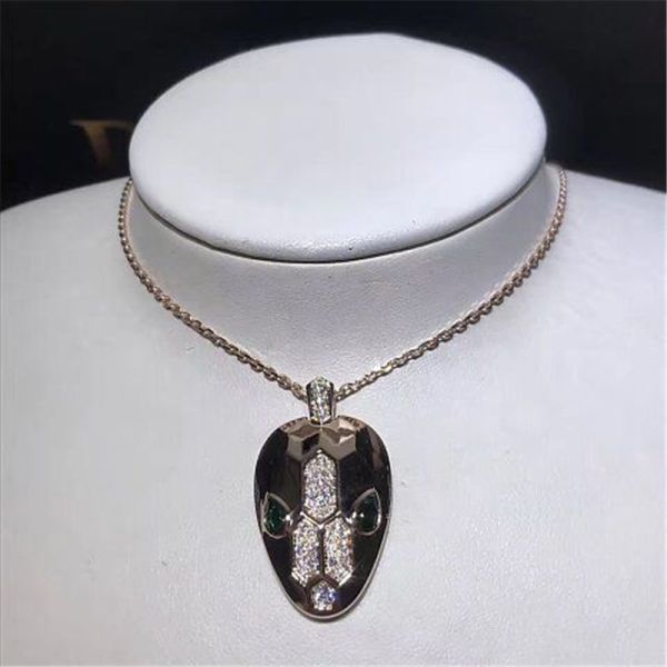 Factory jewels B Serpenti series  necklace 18k gold white gold yellow gold rose gold  diamond  necklace