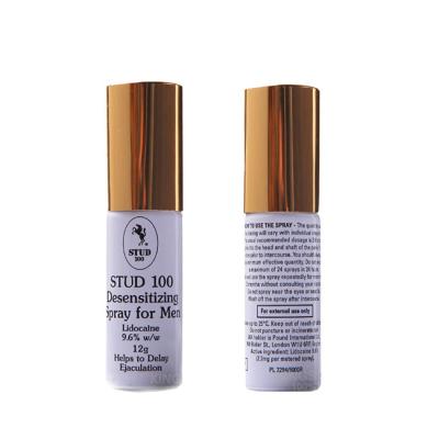 Gold Top Stud 100 Male Desensitizing Spray for Men Help to Delay Ejaculation