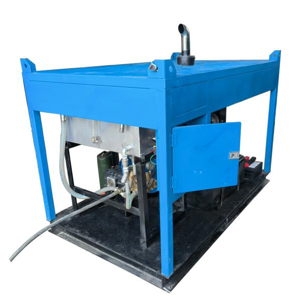 300-500bar Máquina eléctrica diesel de arena húmeda con sistema de chorro de agua de alta presión