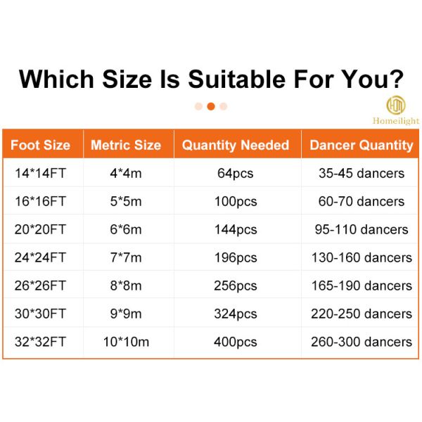 Hot Sell LED Dance Floor Portable LED 3D Mirror Dance Floor for DJ Stage Equipment