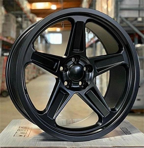Challenger Charger RWD Demon Replica Wheels Rims Satin Black 20 9.5