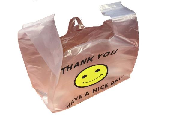 Recycle Colorful Plastic Retail Merchandise Bags Grocery Sack Waterproof Heavy Duty
