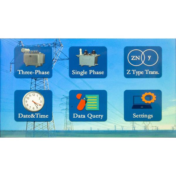 Testeur de rapport de rotation du transformateur TTR Testeur de transformateur pour vos besoins de test