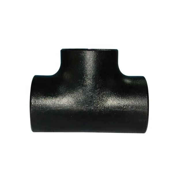 Carbon Steel Pipe Fittings Steel Barred Equal Tee Butt Welded Barred Tee ASME B16.9
