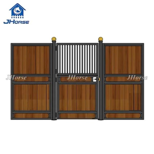 Outdoor Safety Horse Stables Stalls Panel Window and Door Size Customized