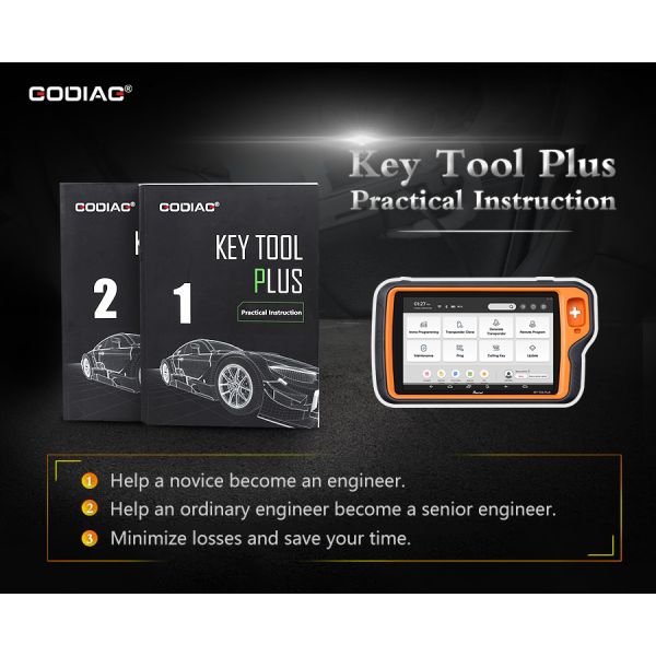 Xhorse VVDI Key Tool Plus Pad Plus Key Programmer с бесплатными практическими инструкциями 1&2 Две книги