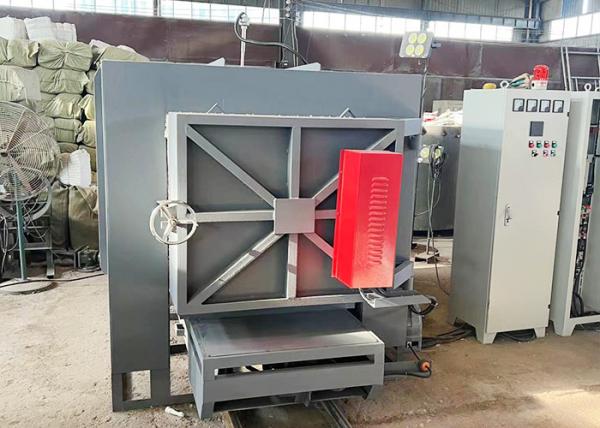 Metal do aço da câmara selada que modera a fornalha de Oven Trolley Type Heating Treatment