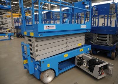 Mobile 14m 450kg Hydraulic Lifting Platform With Level Alarm Balance Valve