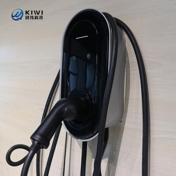 Método de instalación Pila de carga de vehículos eléctricos tipo-2 de 22 kW montada en la pared para el hotel del parque de atracciones
