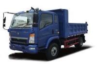 Blue Light Dump Truck 4X2 with Fuel Tank Capacity 200-300L