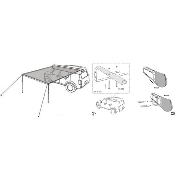 Car Side Awning Perfect Balance of Comfort and Adventure with Car Camping