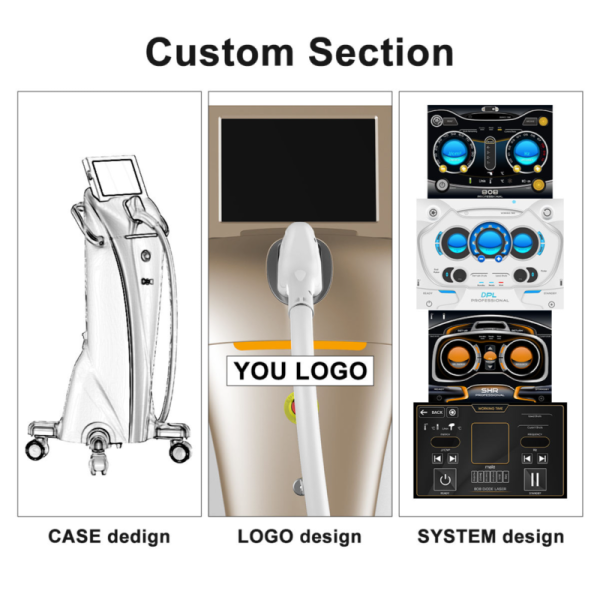 100 Million Shot Ice Cooling Skin Rejuvenation 755 940 1064 808nm Diode Laser Hair Removal Machine