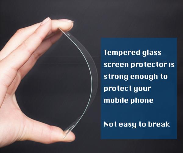iPhone tempered glass screen protector 0.33 mm 9H hardness high transparency clear vision