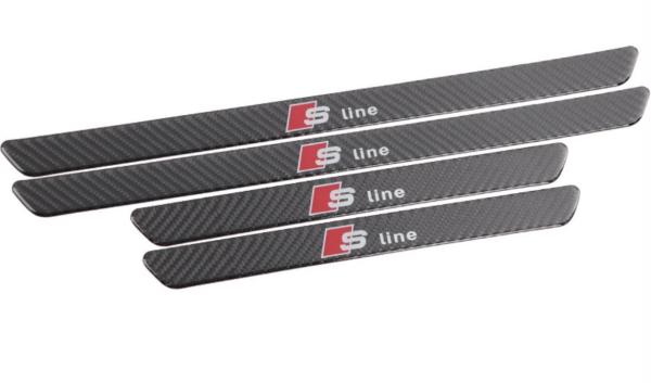 Audi A6L Interior Modified Carbon Fiber Decorative Stickers UV Glossy