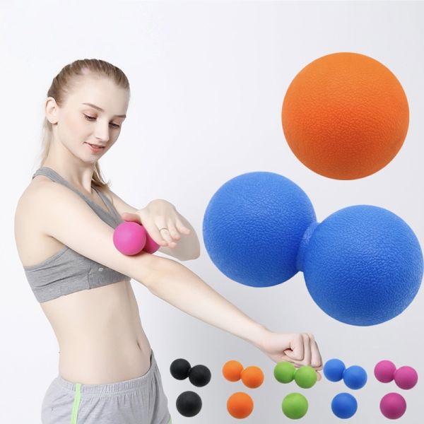 Deep Tissue Massage Peanut Ball Relieve Muscle Tension Boost Flexibility Ultimate Yoga  Fitness Myofascial Release Tool For Athletes & Yoga Lovers