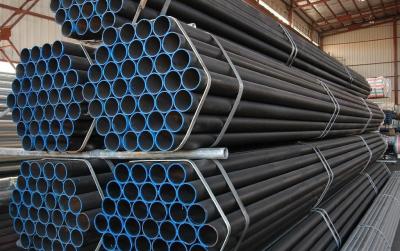 ERW / Square / Round Black Color Welded Steel Pipe With ASTM A53, BS1387, DIN2244