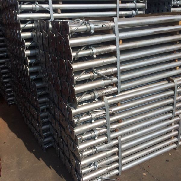 Adjustable Shoring post prop screwed cup Q235 Q345 HDG or Original color