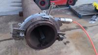 corte neumático y máquina que bisela, cortadora del tubo del 18in del tubo de 457m m