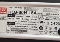 Le pilote de Meanwell de la série HLG 40W 60W 80W 100W 120W 150W 185W pilote étanche IP65 IP67 12V 15V 24V 36V 48V 56V