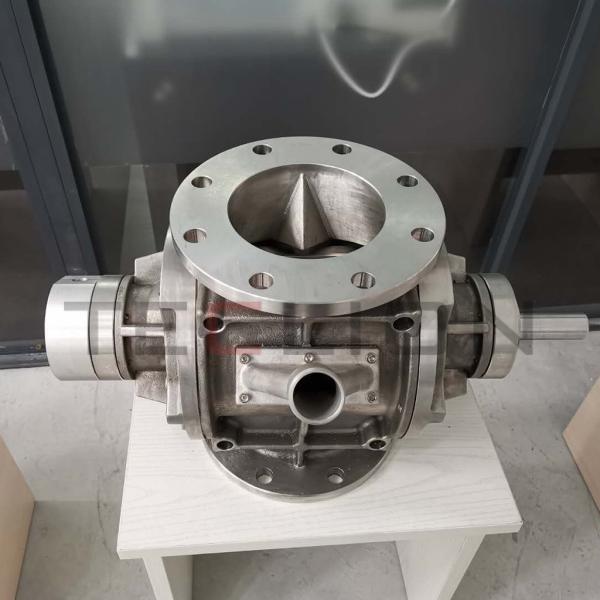Small Airlock Rotary Valve for Powders and Granular Products in Industrial Settings