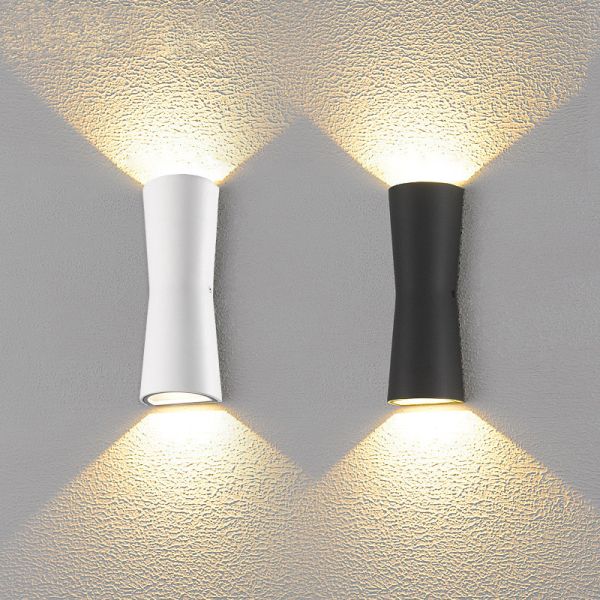 Modern wall mounted lamps decorative outdoor waterproof up down wall lamp courtyard garden hotel villa house wall light