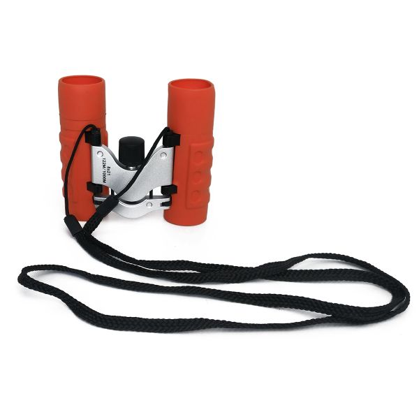 Orange Mini Binocular Telescope 8x21 Folding Roof Binoculars For Outdoors Sightseeing